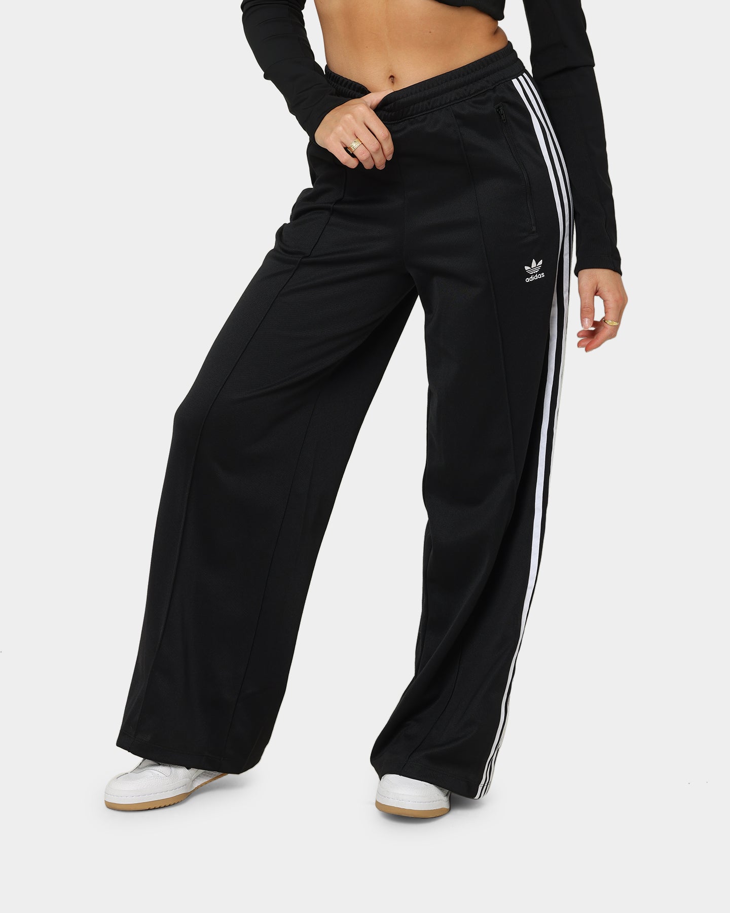 Adidas Women's Adicolor Classics Track Pants - Black Athletic Joggers for Running, Yoga & Casual Wear