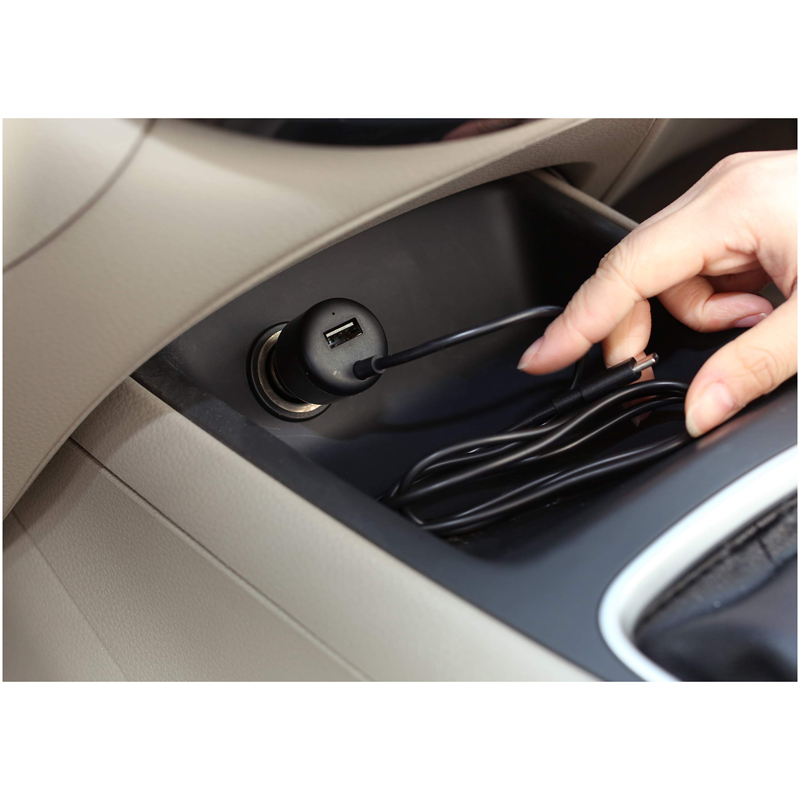 Fast Charging USB-C Car Charger 18W with USB-A Port for Travel & Commuting