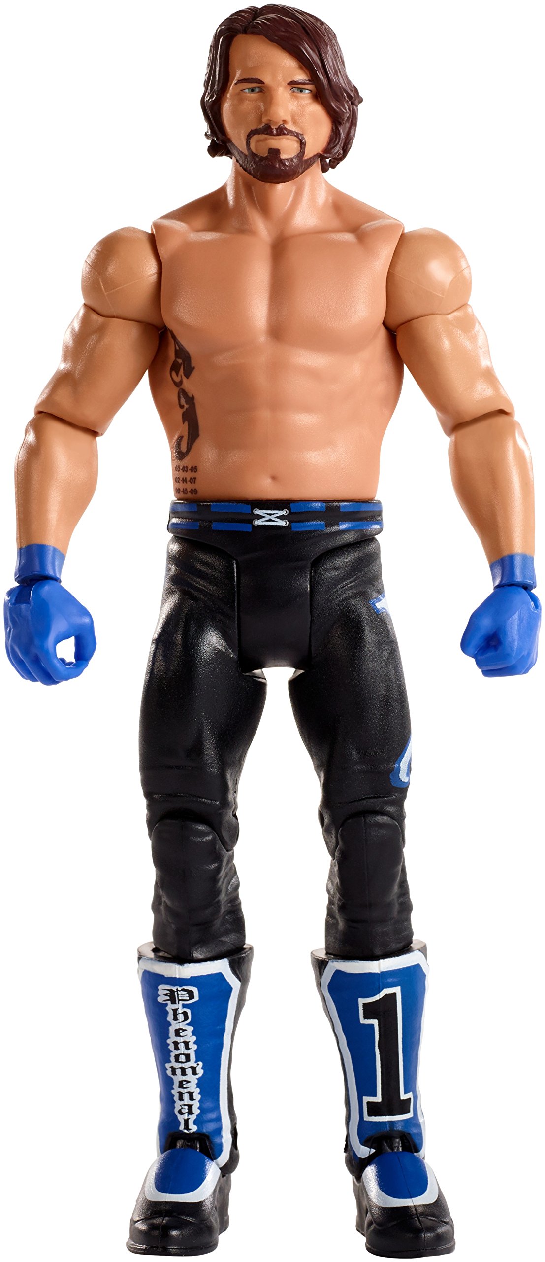 WWE AJ Styles Action Series 68 B Wrestling Figure - Collectible Toy for WWE Fans & Action Figure Enthusiasts - Perfect for Display, Play & Gifts