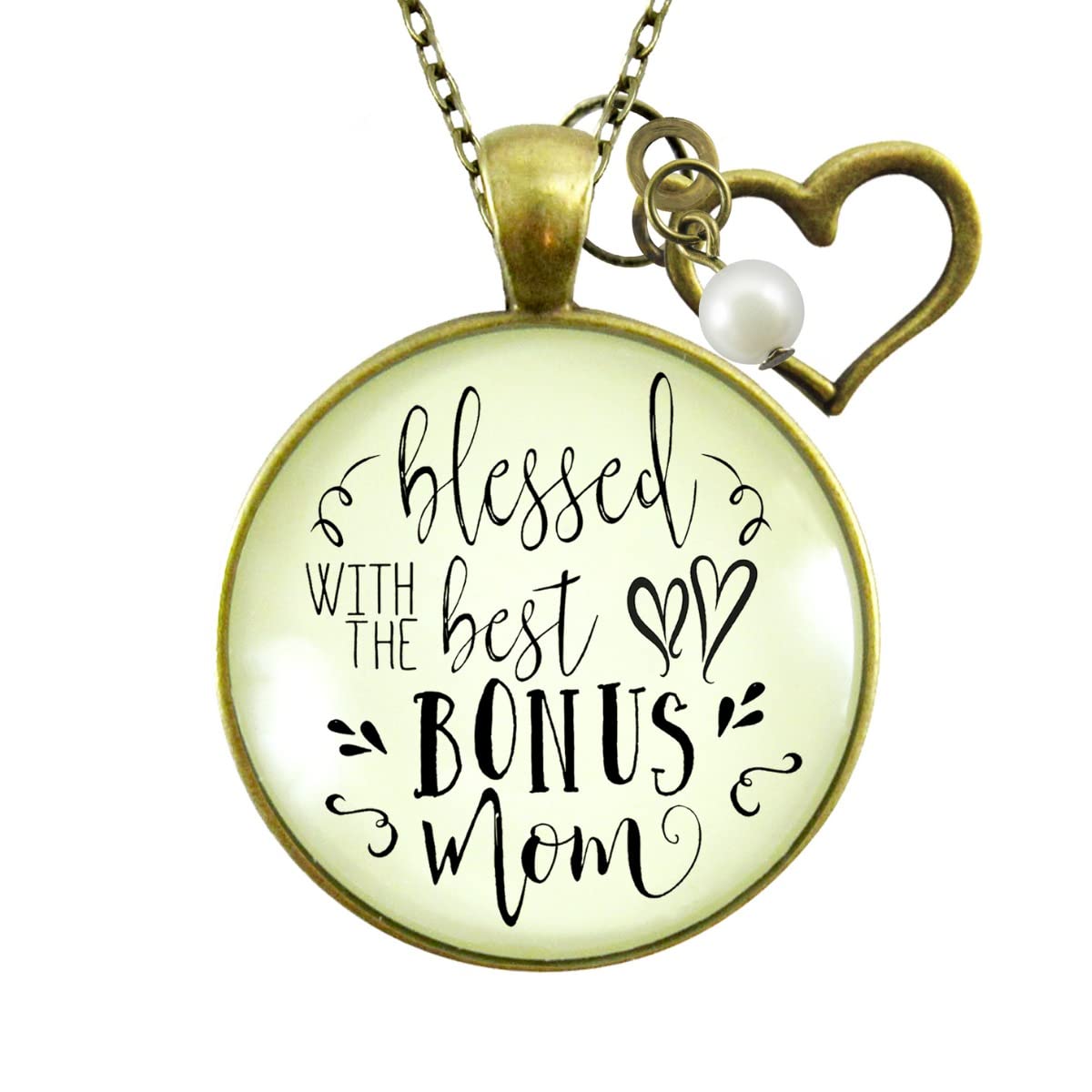 Best Bonus Mom Necklace - Meaningful Stepmom & Godmother Jewelry Gift for Mother's Day, Birthday & Appreciation | Elegant Symbolic Pendant for Special Women in Your Life