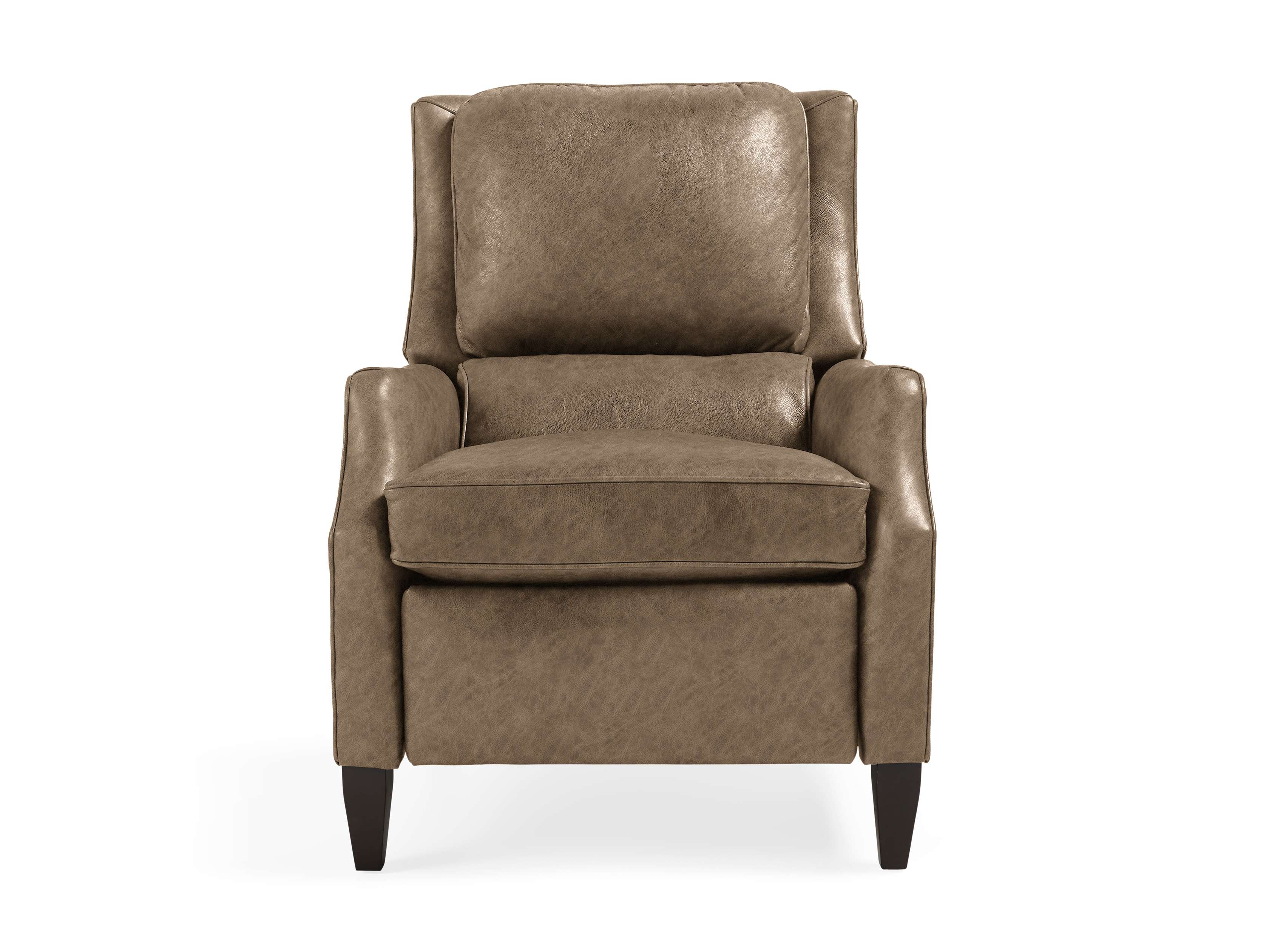 Premium Genuine Leather Recliner Chair - Comfortable Living Room Furniture for Relaxing & Watching TV - Modern Home Theater Seating with Adjustable Backrest & Footrest
