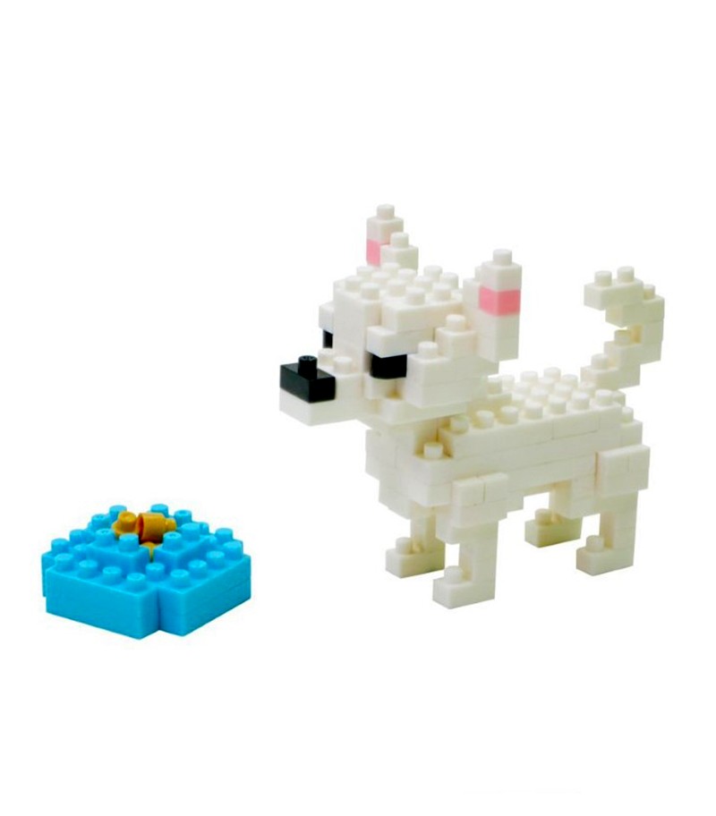 Nanoblock Chihuahua Building Kit NBC 121 - Miniature DIY Model for Dog Lovers, Perfect for Home Decoration & Creative Gift