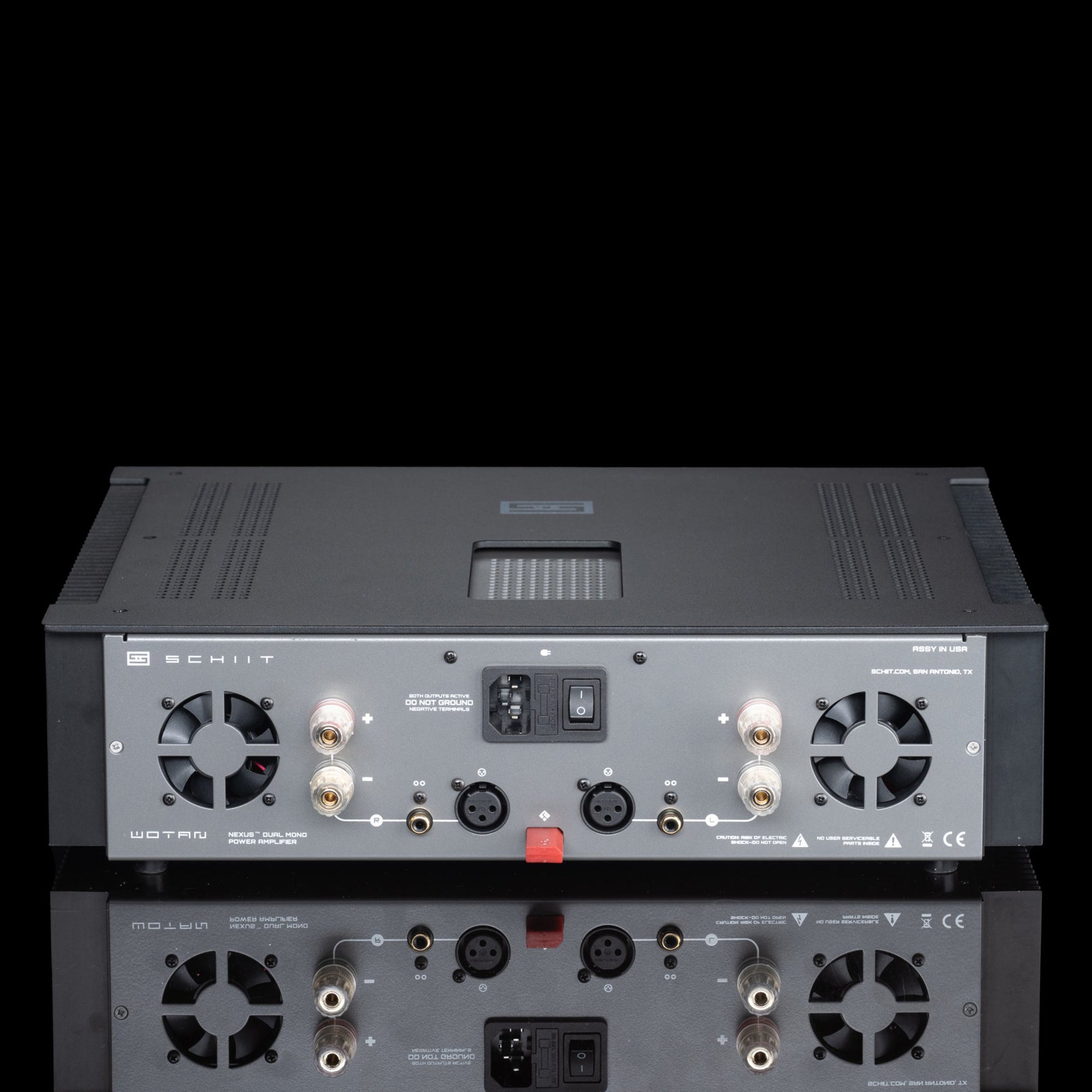 Schiit Audio Wotan High Power Stereo Amplifier - 300W x 2 Channel Home Theater & Audiophile Power Amp for Speakers & Studio Monitors