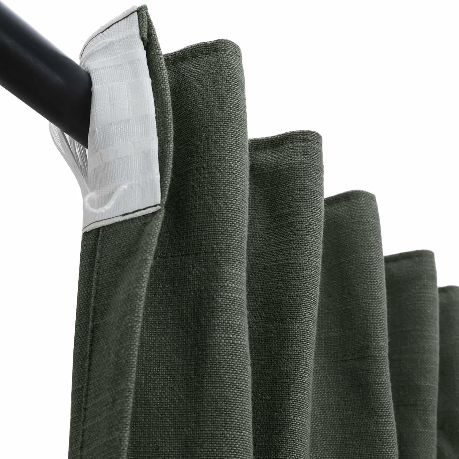 Luxury Linen Cotton Curtains - Soft Top Blackout Drapes for Living Room & Bedroom - Elegant Window Treatments for Home Decor