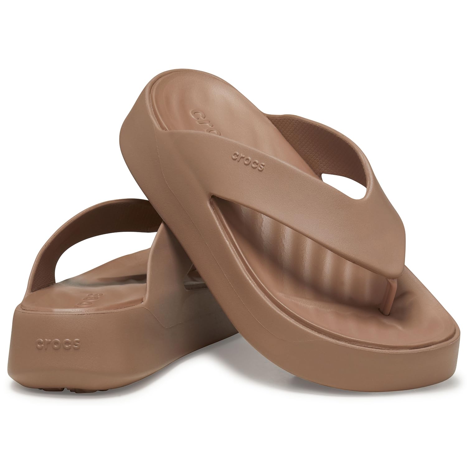 Crocs Women's Getaway Platform Flip Flops - Comfortable Slip-On Sandals for Beach, Pool & Summer Vacations | Lightweight & Cushioned Footwear
