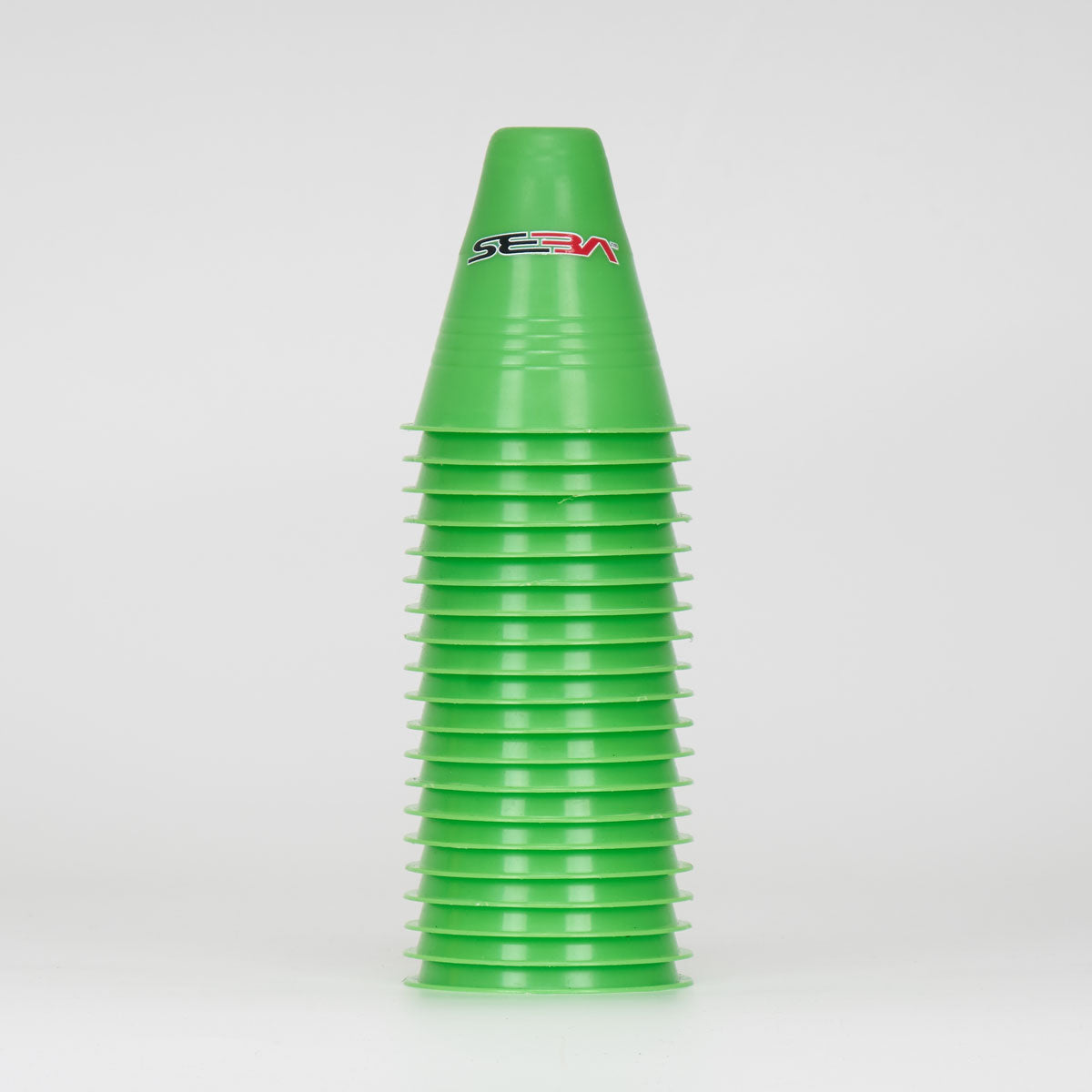 Premium Seba Dual Density Traffic Cones - High Visibility Green for Road Safety, Construction Zones & Parking Control