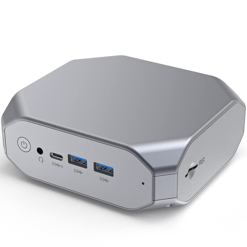 AMD A9 9400 Mini PC - 8GB RAM 128GB SSD Ubuntu Linux Desktop Computer | Dual 4K HDMI, WiFi 6, Bluetooth 4.0 | Compact Micro PC for Home Office, Gaming & Media Center