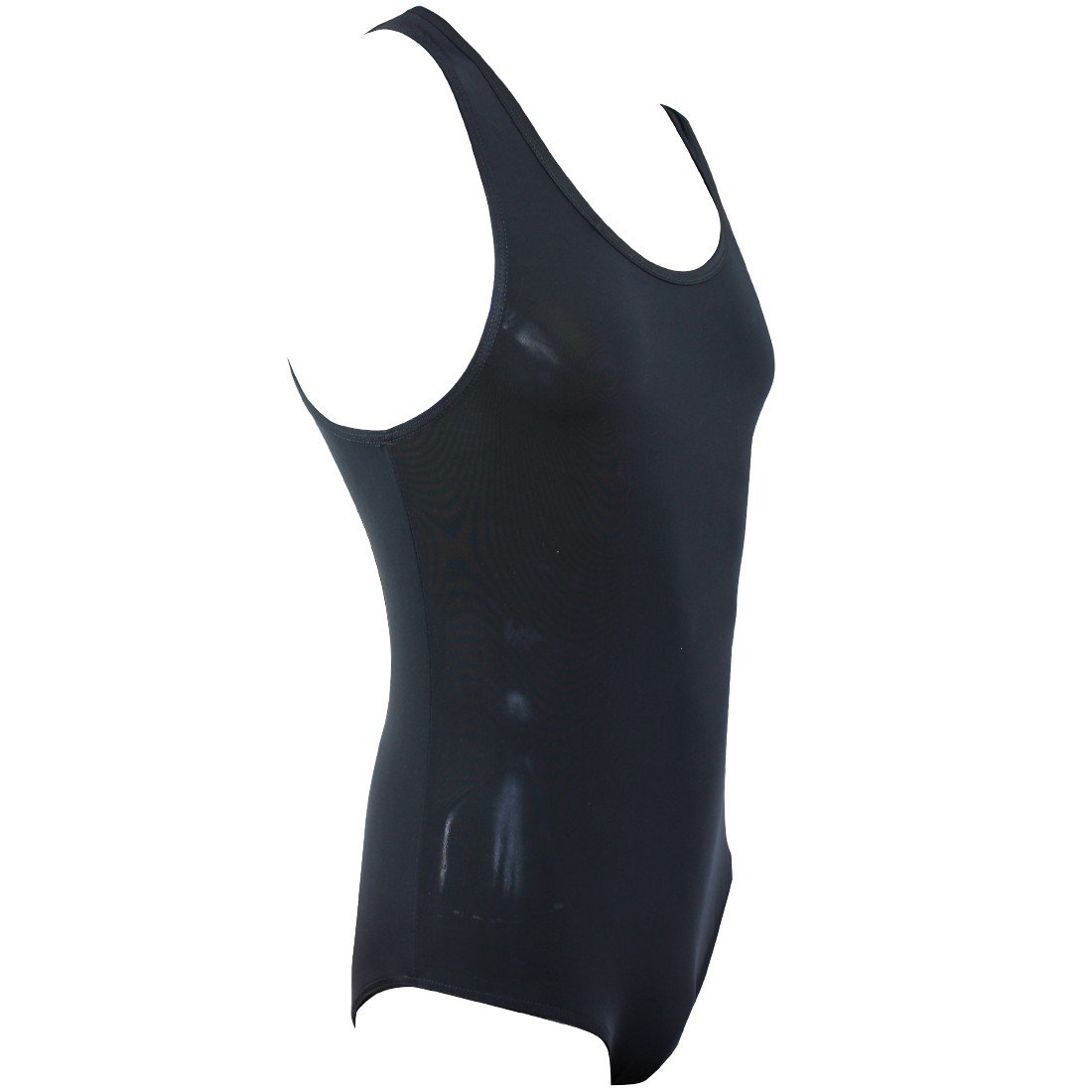 FEESHOW Men's Soft Smooth Workout Swimsuit - Quick-Dry Gym Bodysuit for Swimming, Fitness & Beach Activities | Comfortable Athletic Wear for Men