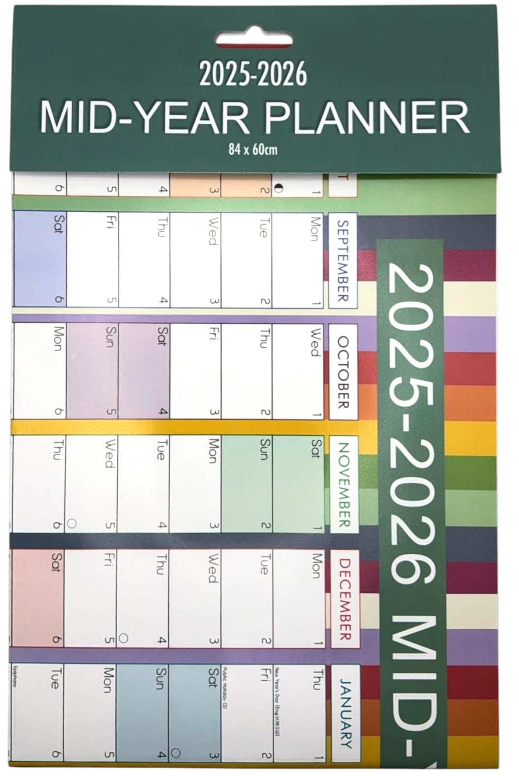 2025-2026 Large Academic Mid-Year Wall Planner Calendar - A1 Size 33
