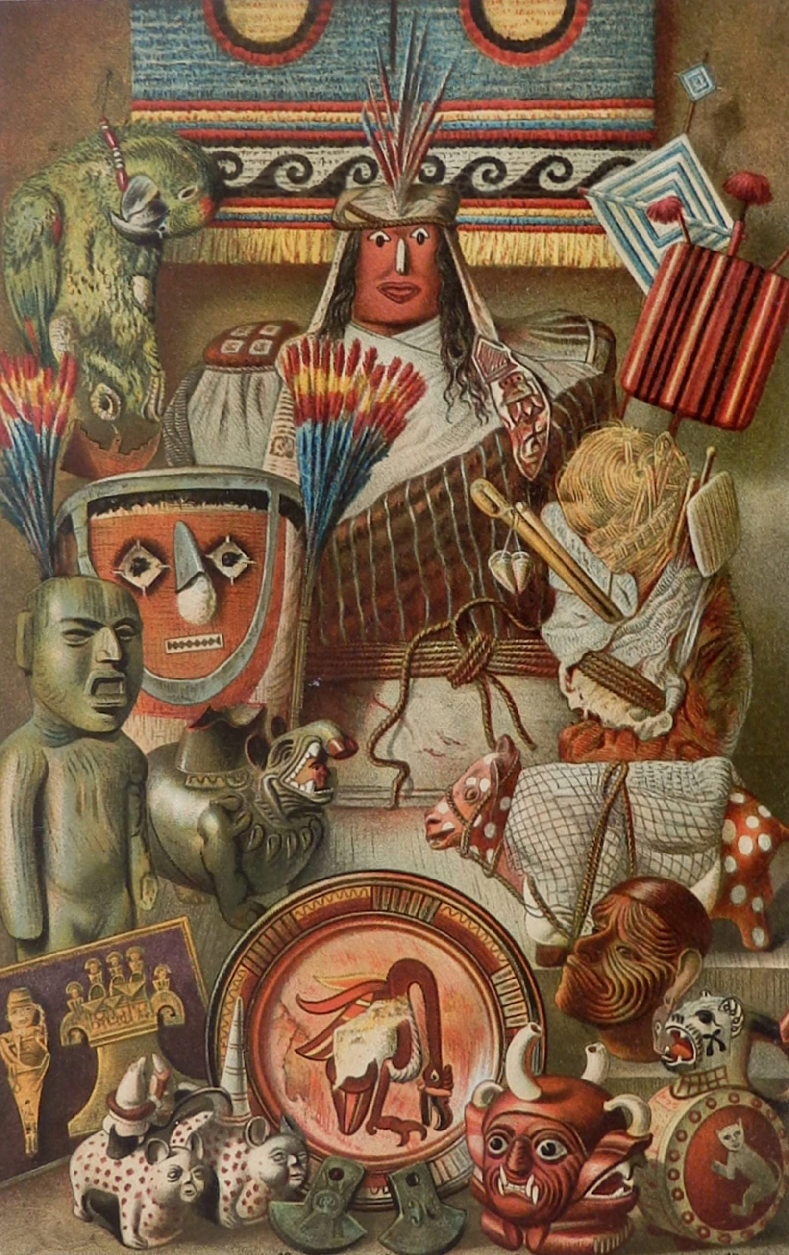 1904 Native American Culture Wooden Jigsaw Puzzle - 500 Piece Adult Puzzle for Teens & Kids, Educational Gift Toy for Family Game Night & Holiday Presents