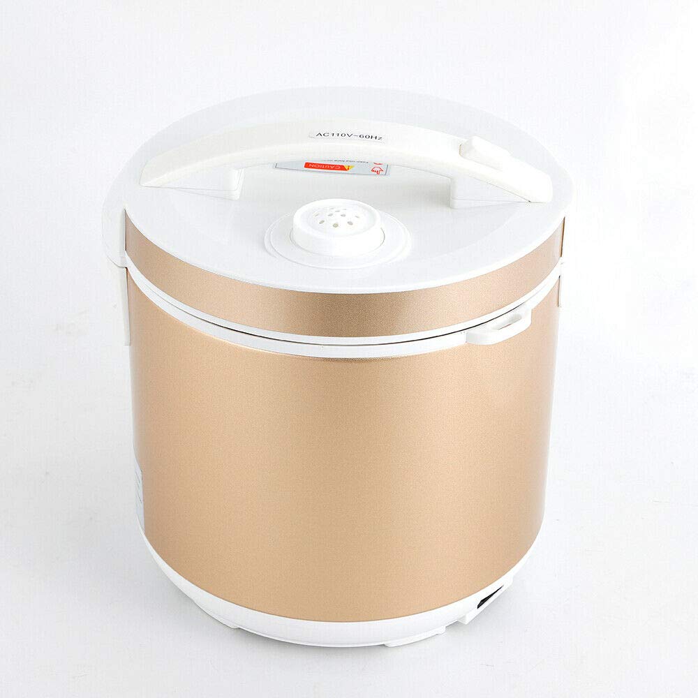 6L Black Garlic Fermenter - Full Automatic Smart Garlic Maker with Intelligent Control, Multi-Clove DIY Cooker for Kimchi & Sweet Rice Wine (Gold) | Perfect for Home Kitchens, Restaurants, and Gourmet Food Preparation