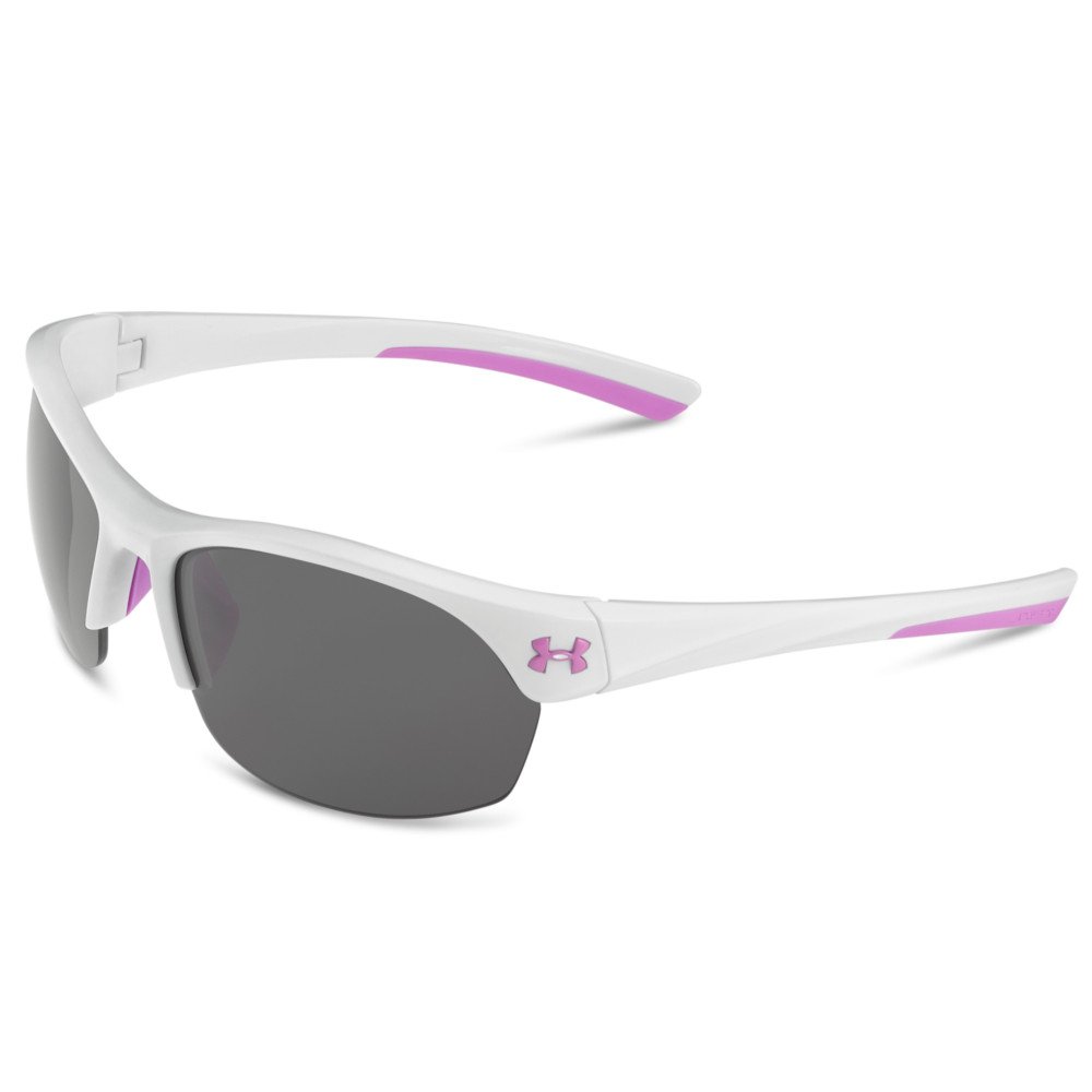 Under Armour Women's Marbella Shield Sunglasses - UV Protection Rectangular Frame for Running, Cycling & Outdoor Sports