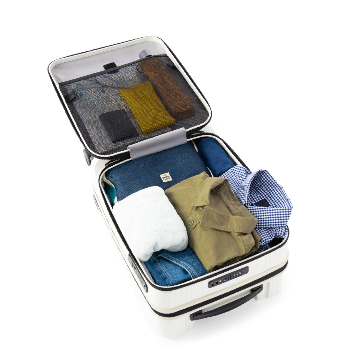 A.L.I MAXBOX 8011 Expandable Luggage with Brake Wheels & Front Cover - Perfect for Air Travel, Business Trips & Family Vacations