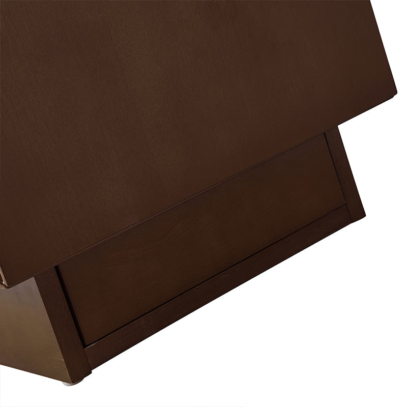 Yoel Hidden Drawer Nightstand with Built-in USB Outlets & Power Strip - Modern Bedside Table with Secret Storage for Bedroom, Living Room, or Office