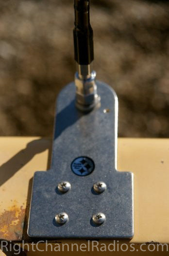 Heavy Duty CB Antenna Mount for Truck Stake Holes - Secure & Adjustable Radio Antenna Bracket - Perfect for Off-Roading, Camping & Long Haul Trucking