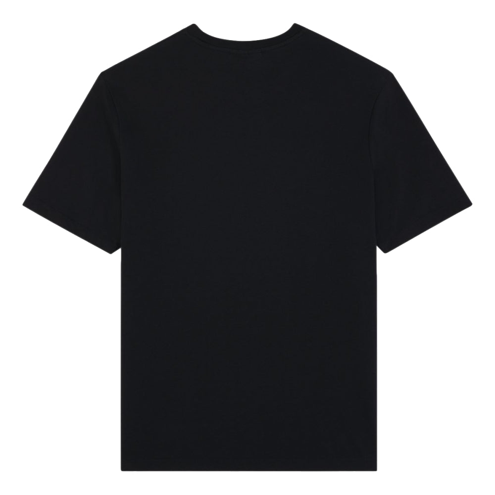 MAISON KITSUNE Men's Black Fox Head Patch Regular T-Shirt | Casual Cotton Tee for Everyday Wear & Street Style Outfits