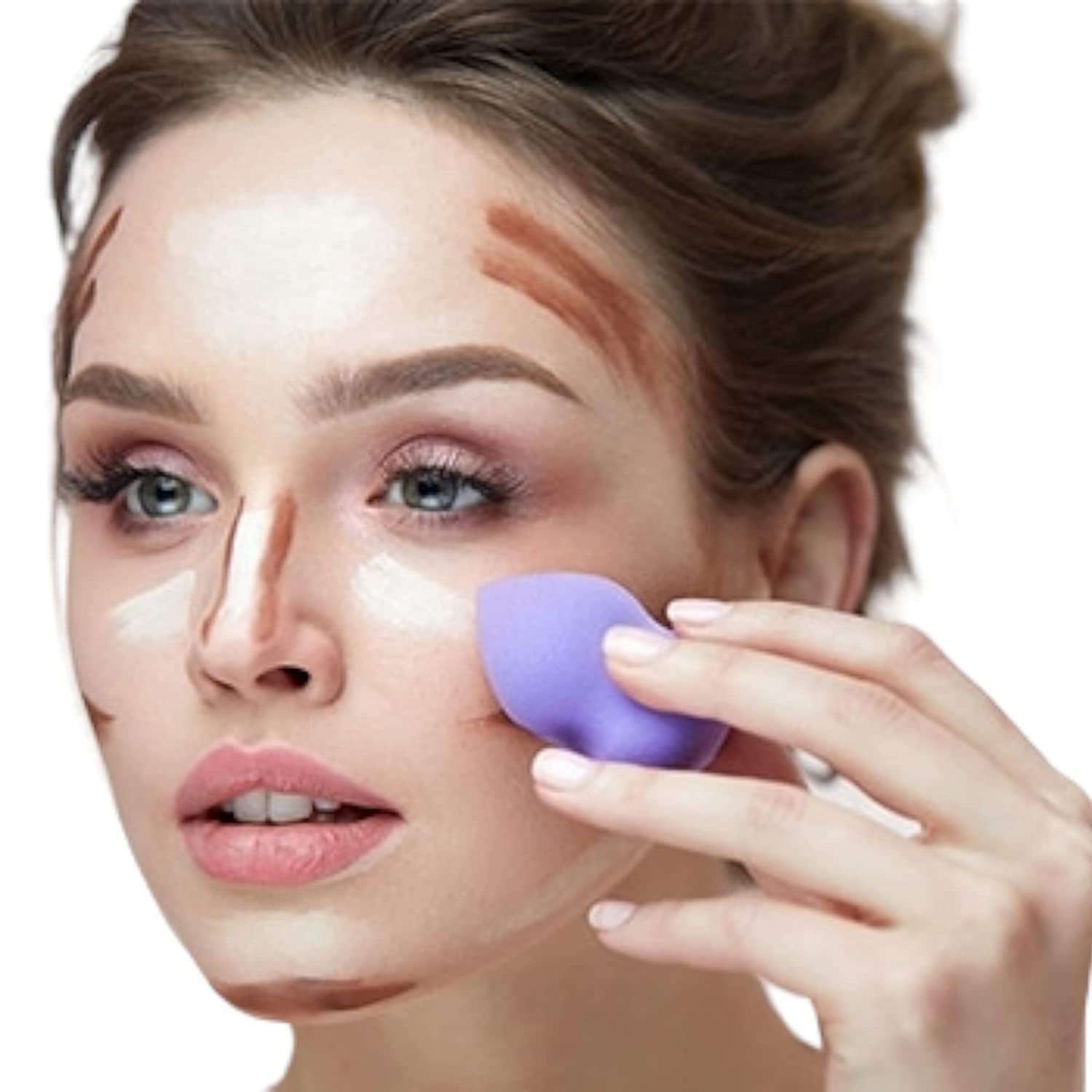 Lusty Soul Mushroom Makeup Sponge & 6-Piece Beauty Blender Set - Professional Cosmetic Sponge for Flawless Foundation Application - Perfect for Liquid, Cream & Powder Makeup - Home & Travel Use