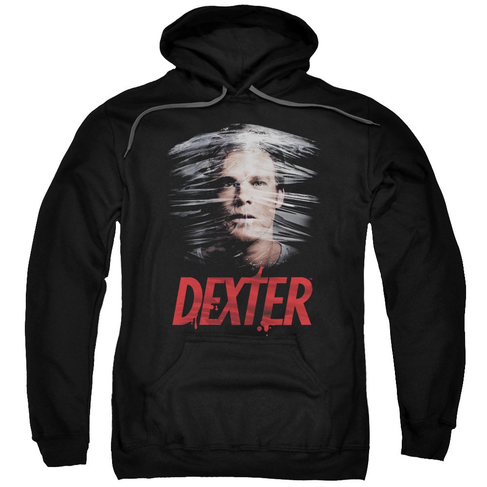 Dexter Horror Crime Drama TV Series Adult Pullover Hoodie - Black | Official Merchandise for Fans & Collectors | Perfect for Halloween, Cosplay & Casual Wear
