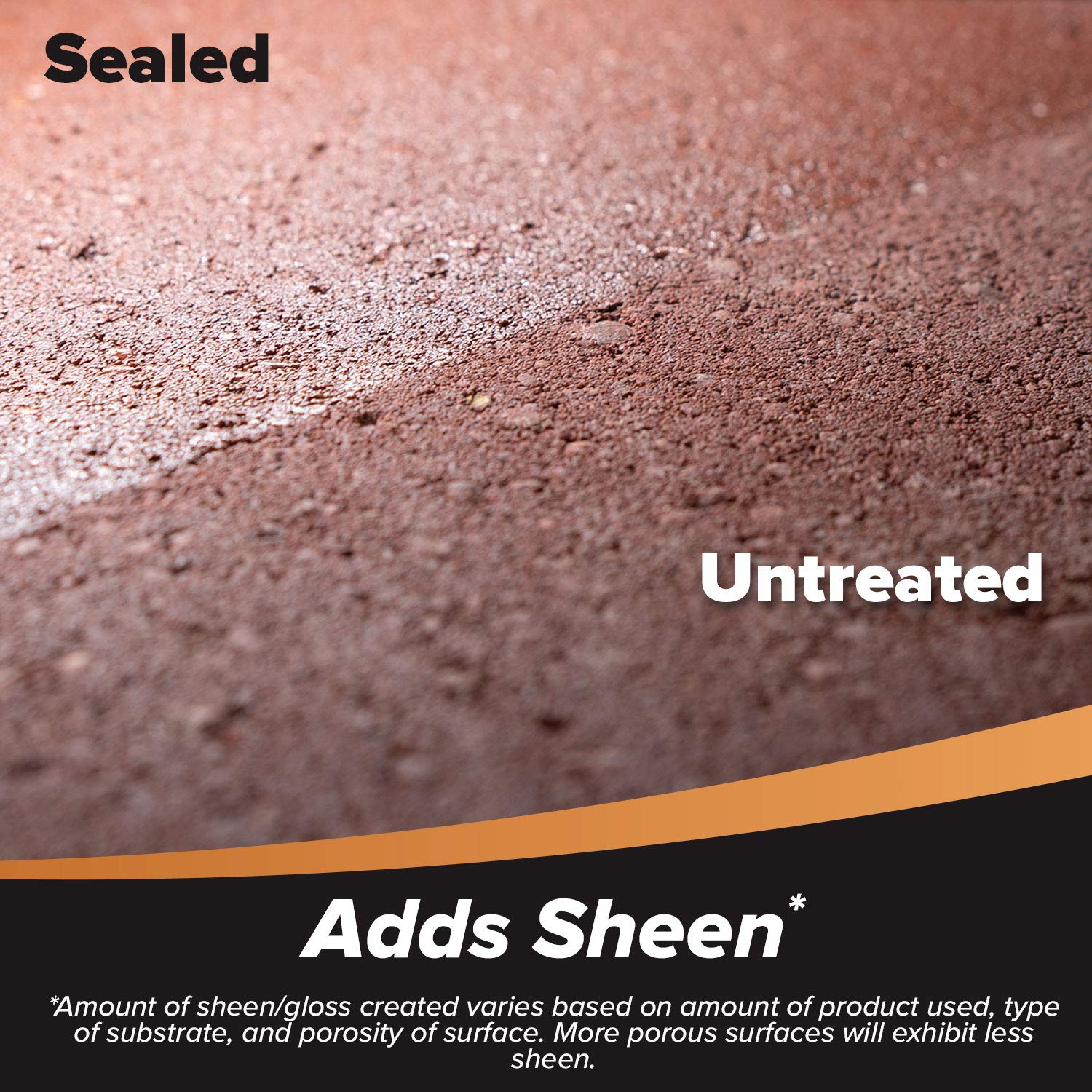 Glossy Wet Look Patio Paver Sealer 2.5 Gallon - Clear Water-Based Sealant for Natural Stone, Concrete & Brick - Enhances Color & Protects Against Weather, Stains - Perfect for Driveways, Walkways & Pool Decks