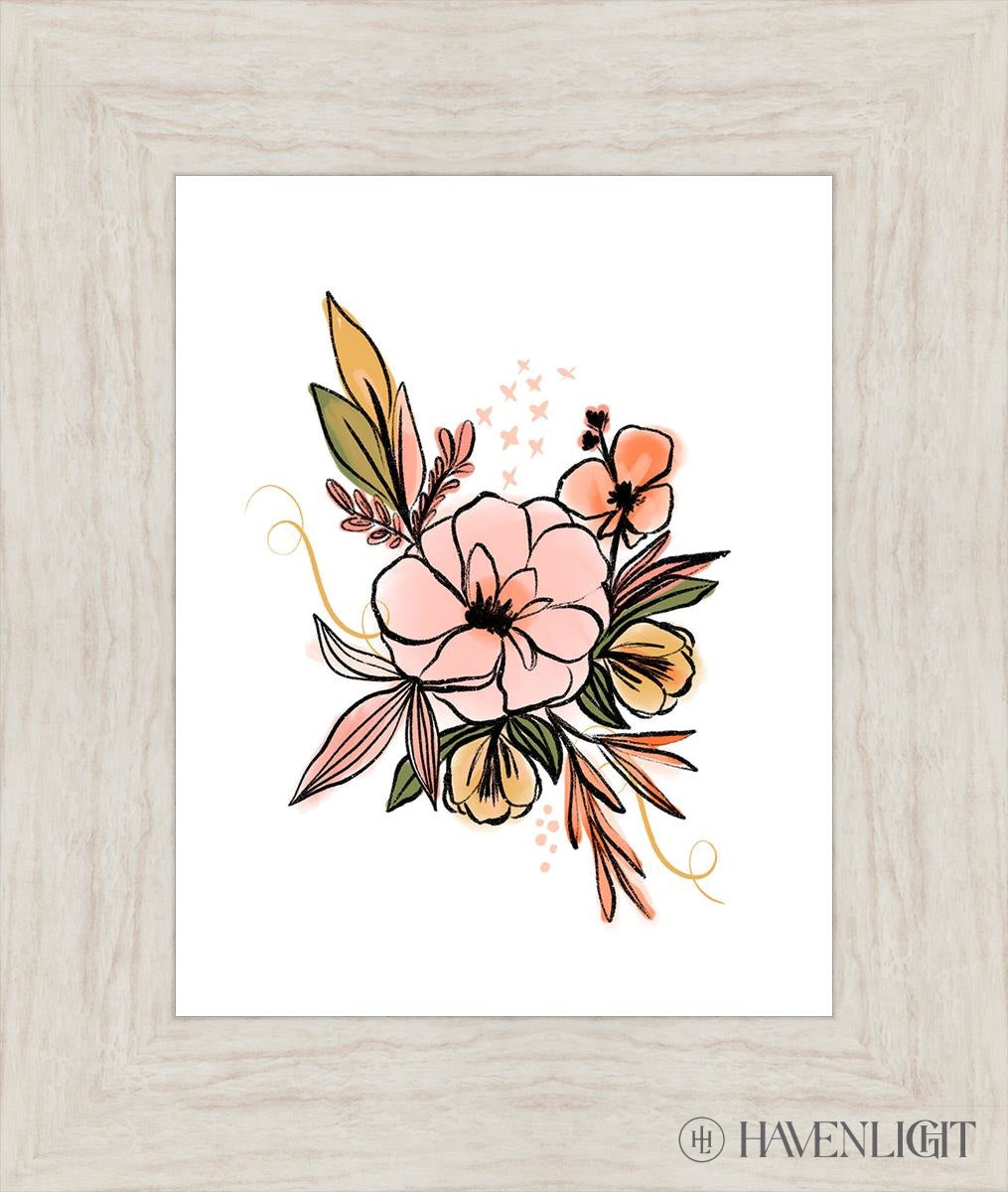 Flowers 1 By Rhonna Farrer - Beautiful Floral Art Print for Home Decor, Wall Art & Gift Ideas - Perfect for Living Room, Bedroom & Office Decorations