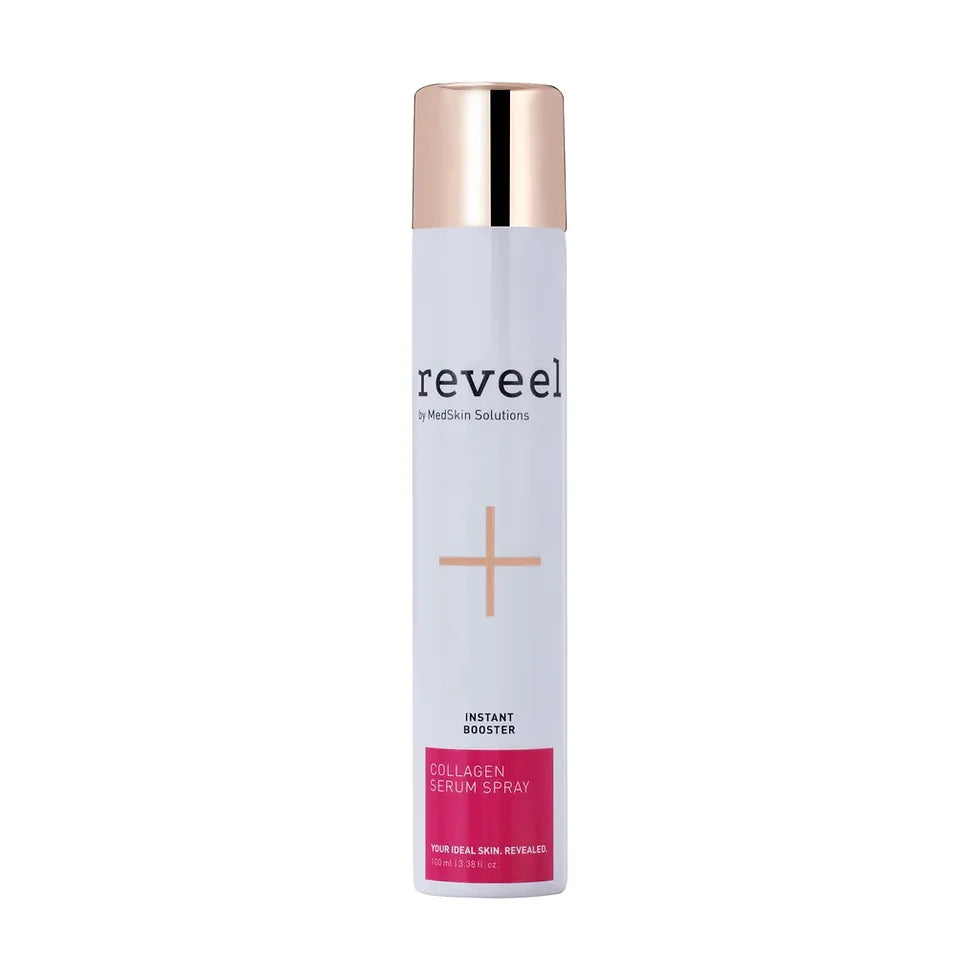 Reveel Collagen Serum Spray - 100ml Hydrating Facial Mist with Hyaluronic Acid | Anti-Aging & Skin Brightening | Perfect for Daily Skincare Routine & On-the-Go Refreshment