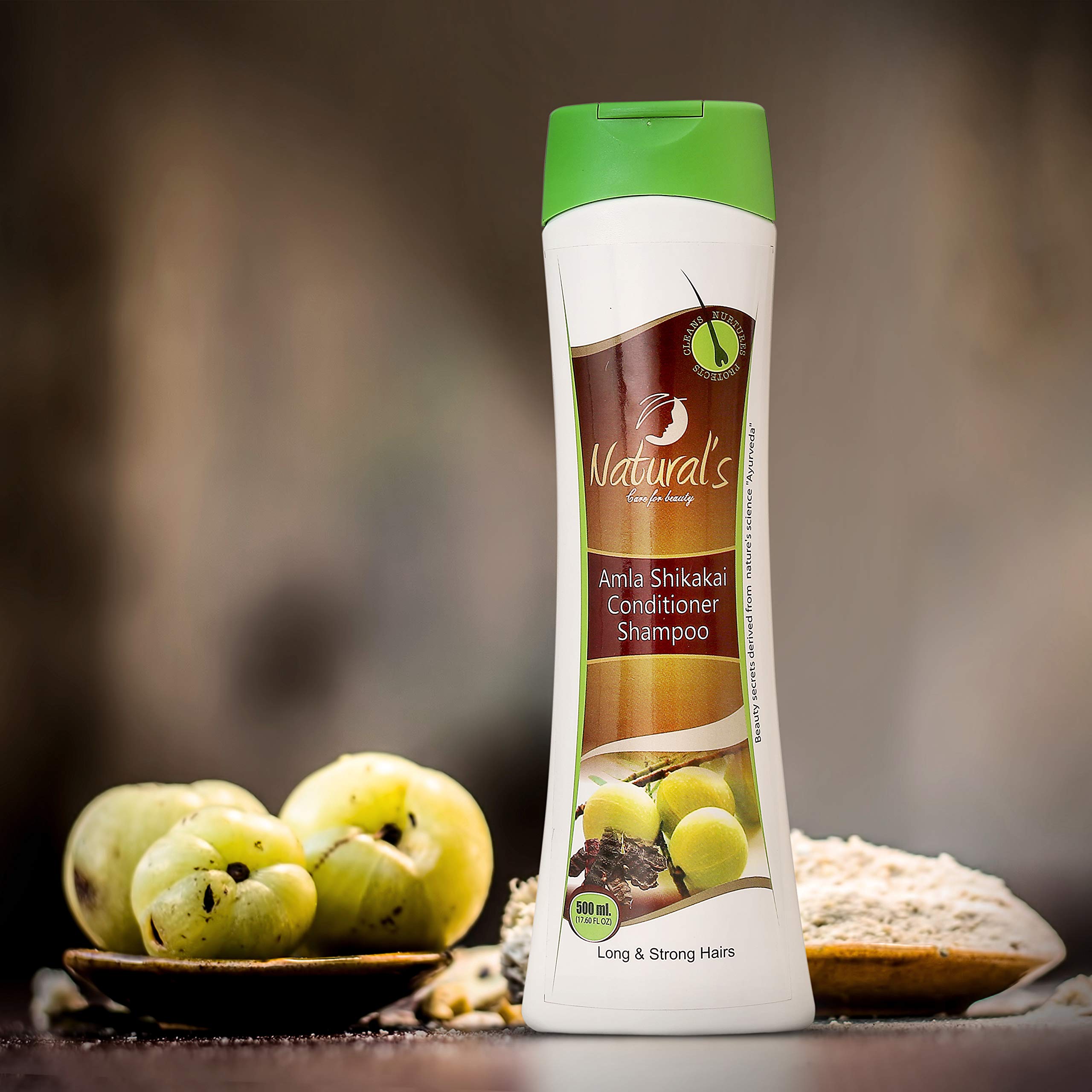 Natural's Care Amla Shikakai Hair Conditioner & Shampoo for Long Strong Hair - 500ml (Pack of 1) | Ayurvedic Herbal Treatment for Hair Growth & Shine | Perfect for Daily Hair Care Routine