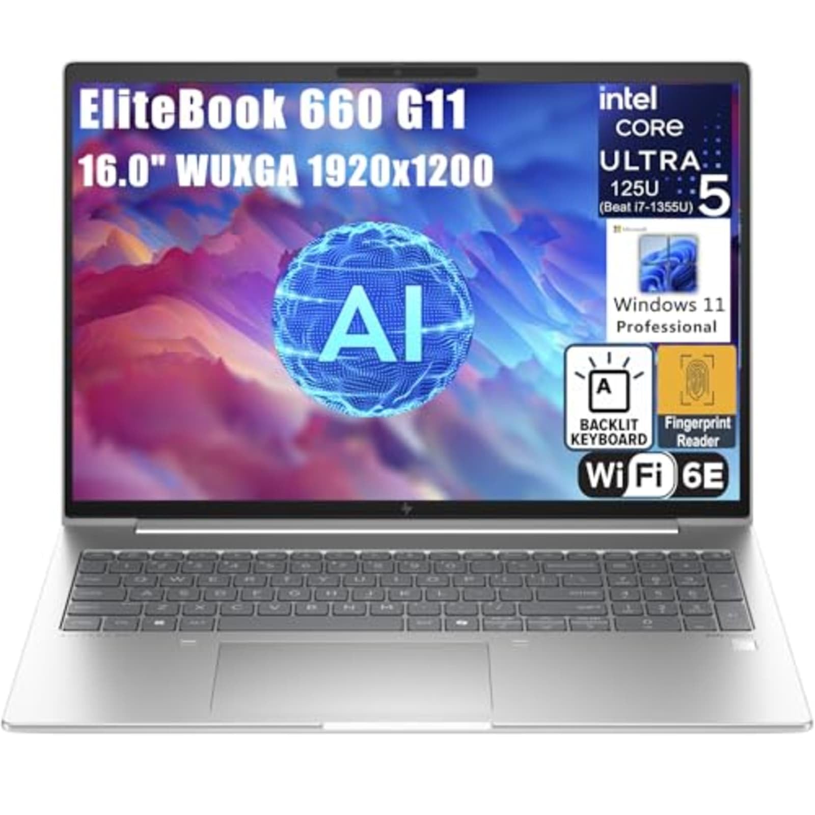 HP EliteBook 660 G11 Business Laptop (2024) - 16