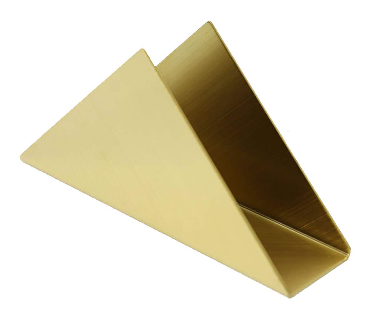 Gold Stainless Steel Napkin Holder & Dispenser for Kitchen & Restaurant - Elegant Cocktail Paper Napkin Organizer for Dining Table, Bar Counter & Party Serving