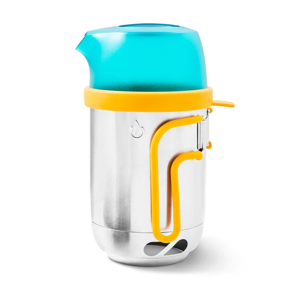 Portable Camping Stove Kettle Pot & Coffee Set - Lightweight Stainless Steel for Outdoor Hiking, Backpacking, and Picnics
