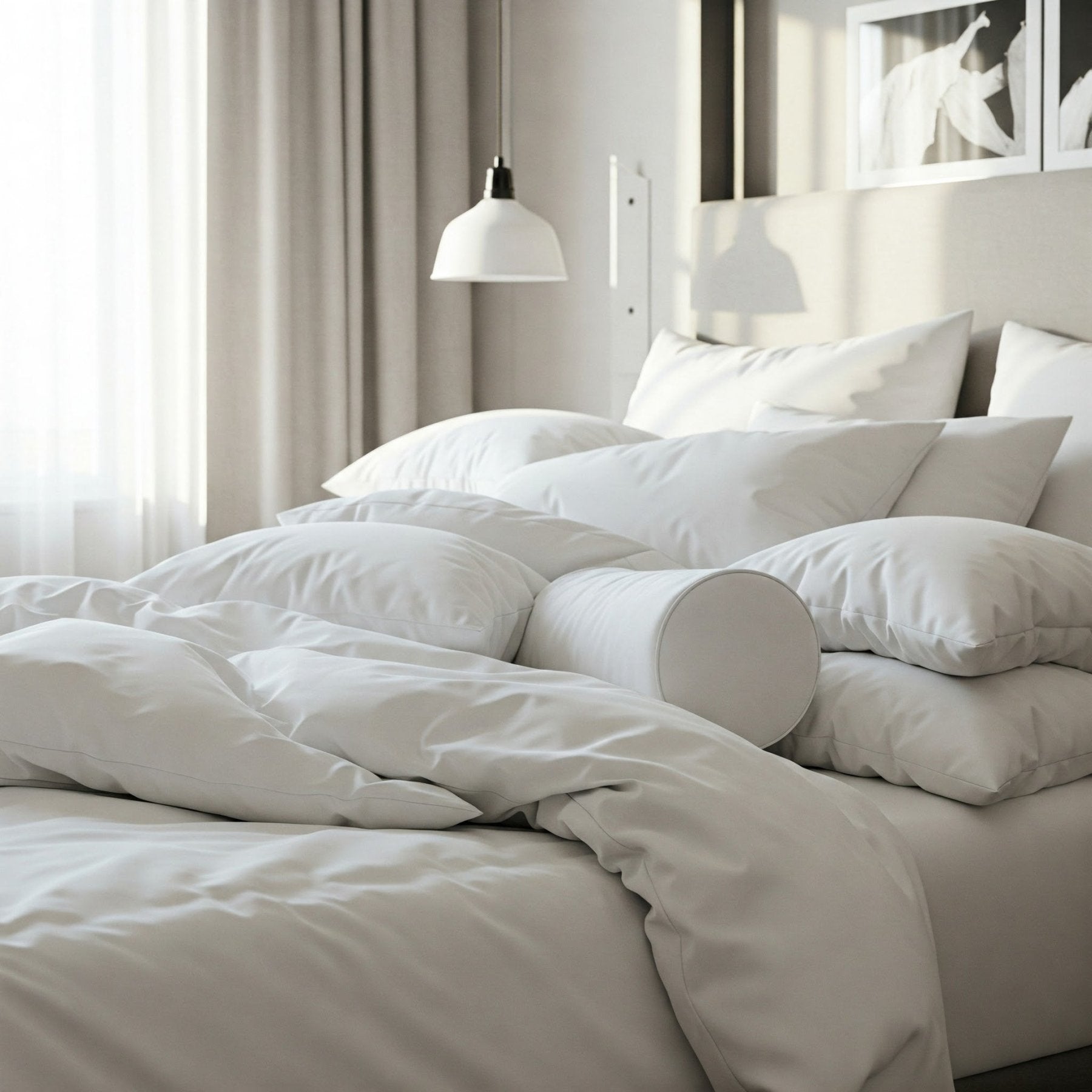 Premium Rectangle Down Alternative Pillow Insert - Hypoallergenic & Breathable for Side, Back, and Stomach Sleepers - Perfect for Bed, Sofa, and Guest Room