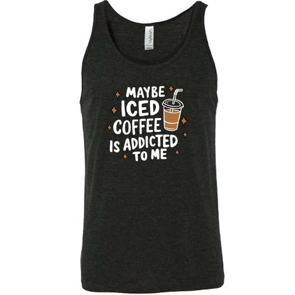 Unisex Funny Iced Coffee Addict T-Shirt - Perfect for Coffee Lovers, Casual Wear & Gifts