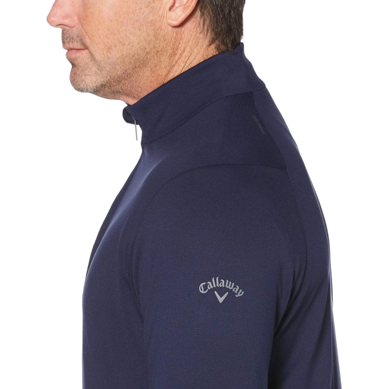 Callaway Swing Tech Cooling+ Men's Golf 1/4 Zip Pullover - Moisture-Wicking Performance Shirt for Hot Weather Golfing & Outdoor Sports