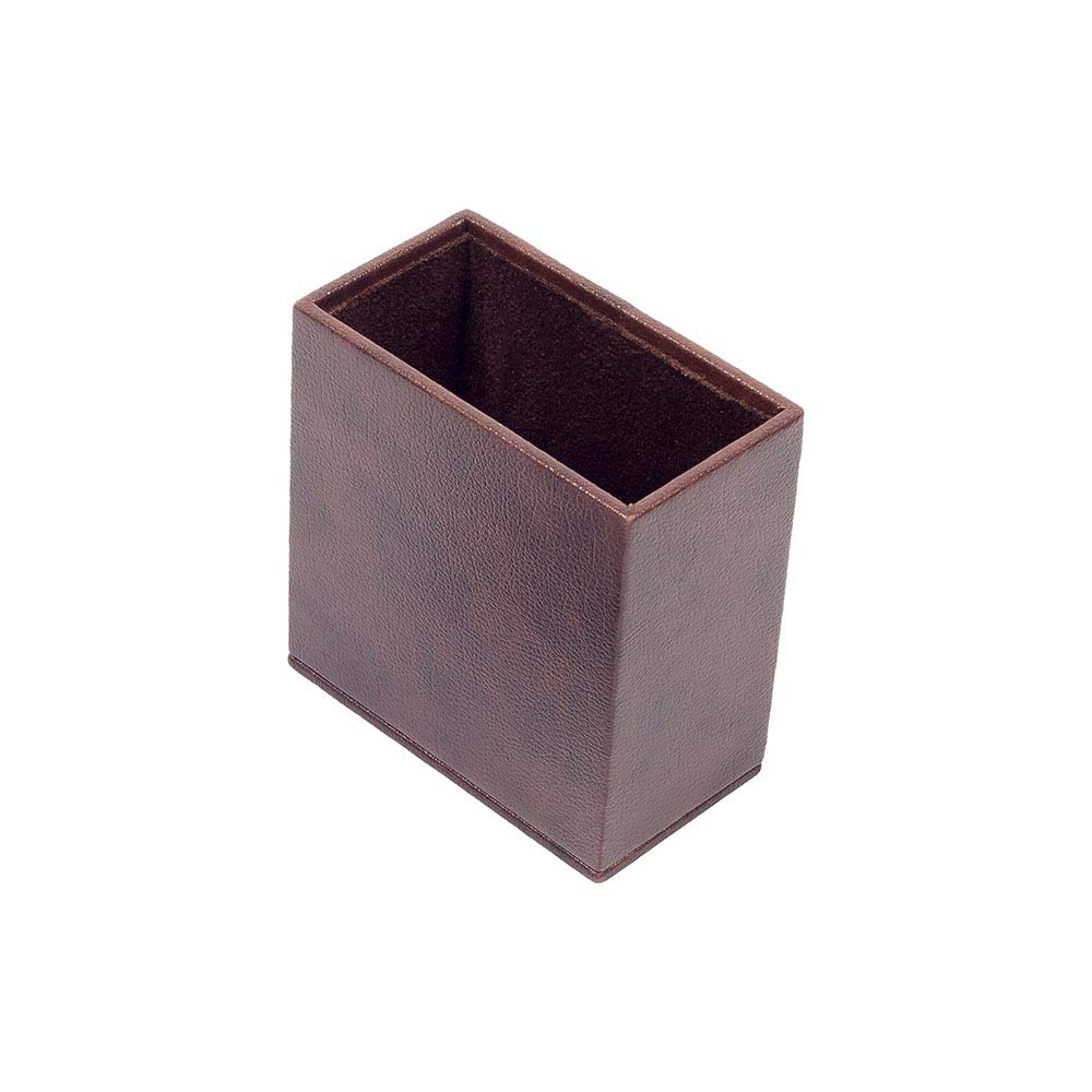 Premium 10-Piece Leather Desk Organizer Set - Bonded Leather Document Tray & Office Accessories for Professional Workspace (Brown) - Perfect for Home Office, Executive Desk & Corporate Gifts