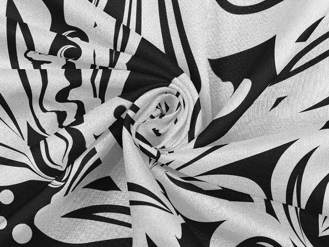 oneOone Rayon White Floral Printed Fabric - 56 Inch Wide Sewing Material for DIY Clothing, Dresses & Home Decor | Premium Quality by The Yard