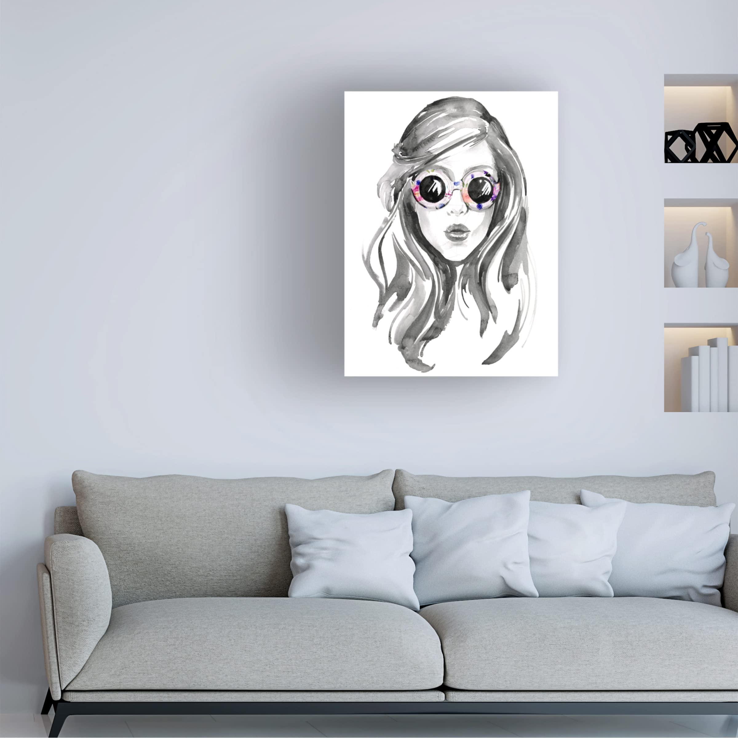 Jennifer Paxton Parker 'Look into the Sun Glasses II' Canvas Wall Art Print - Modern Home Decor for Living Room, Bedroom & Office - Trademark Fine Art Collection