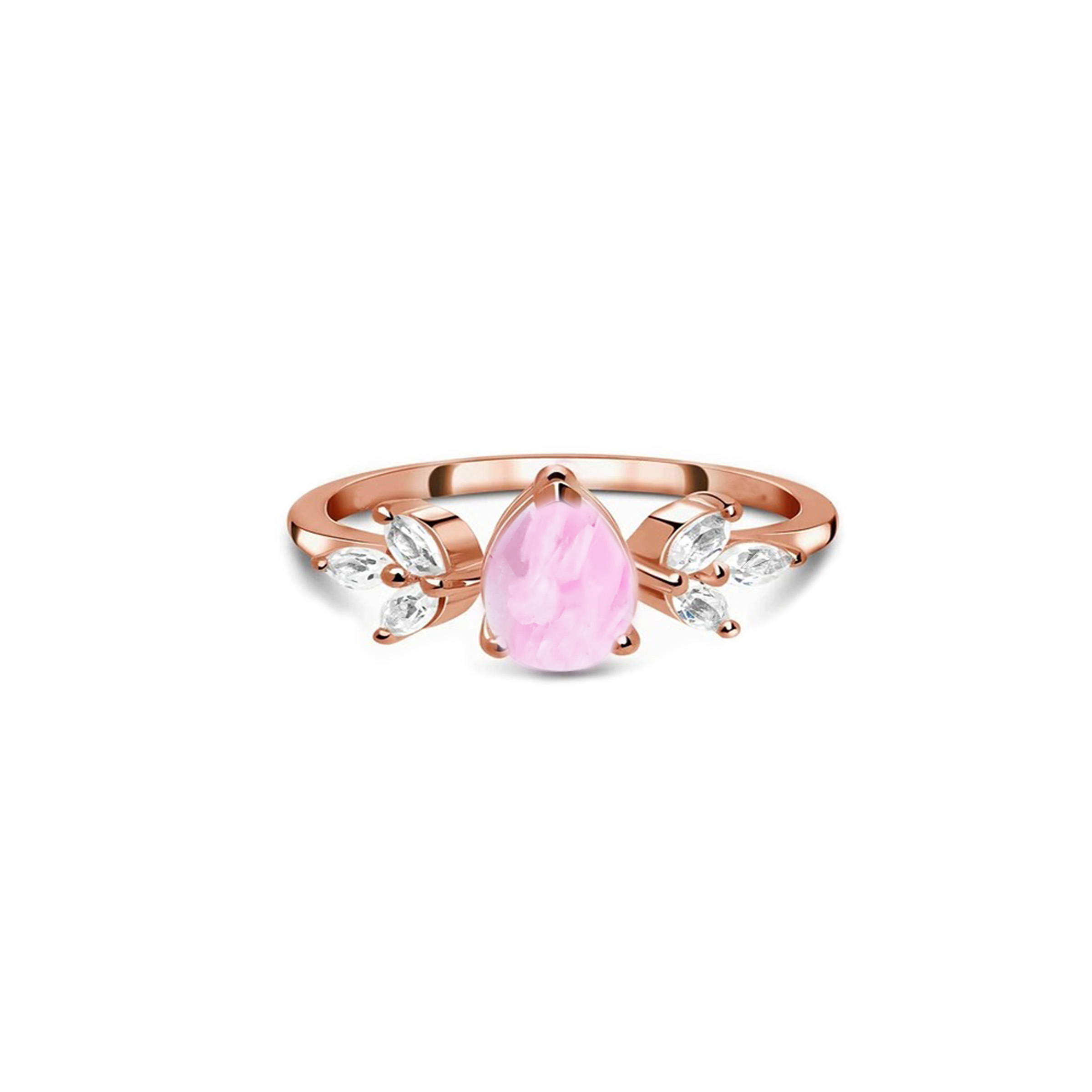Soul's Journey Teardrop Pregnancy Test Ring - Accurate Early Detection, Elegant Jewelry Design for Women - Perfect for Gifts, Announcements & Special Moments