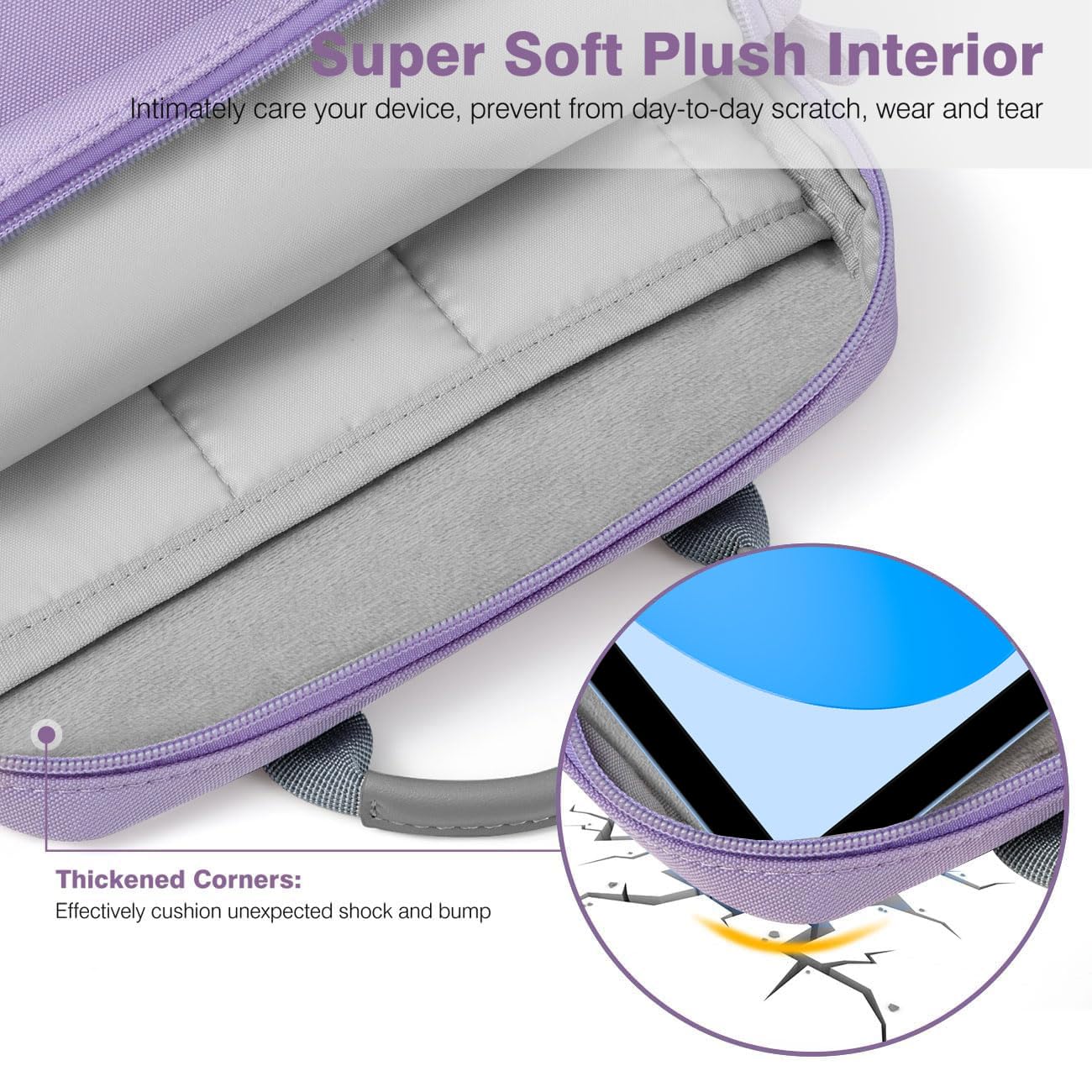 Premium 9-11 Inch Tablet Sleeve Case with Adjustable Shoulder Strap - Compatible with iPad 10th Gen 10.9