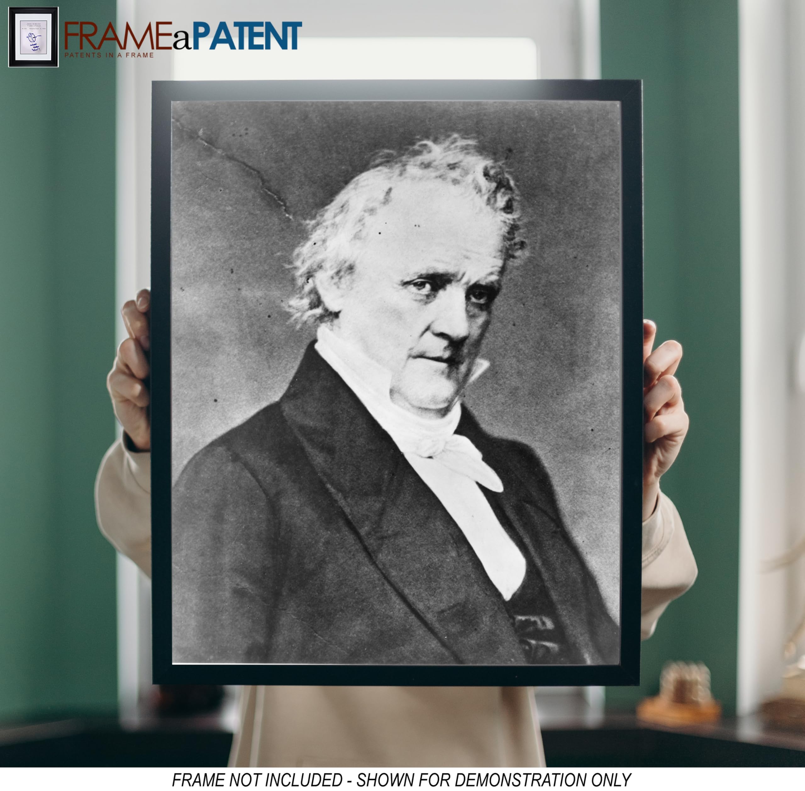 James Buchanan Historical Portrait - 8x10 Inch Glossy Photo Print of 1850 US President - Perfect for Home Decor, Office Display & History Enthusiasts
