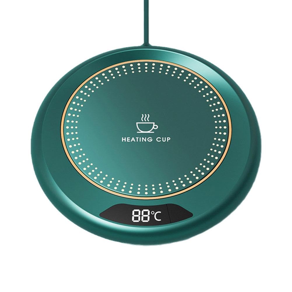 Coffee Mug Warmer with 3 Temperature Settings & Auto Shut-Off - Hot Plate for Coffee, Tea, Milk & Drinks - Perfect for Office, Home & Gifts