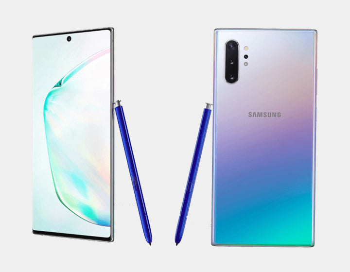 Samsung Galaxy Note 10+ N975F/DS 256GB 12GB RAM Dual SIM Factory Unlocked Smartphone (Aura Glow) - Perfect for Business Professionals & Creative Work