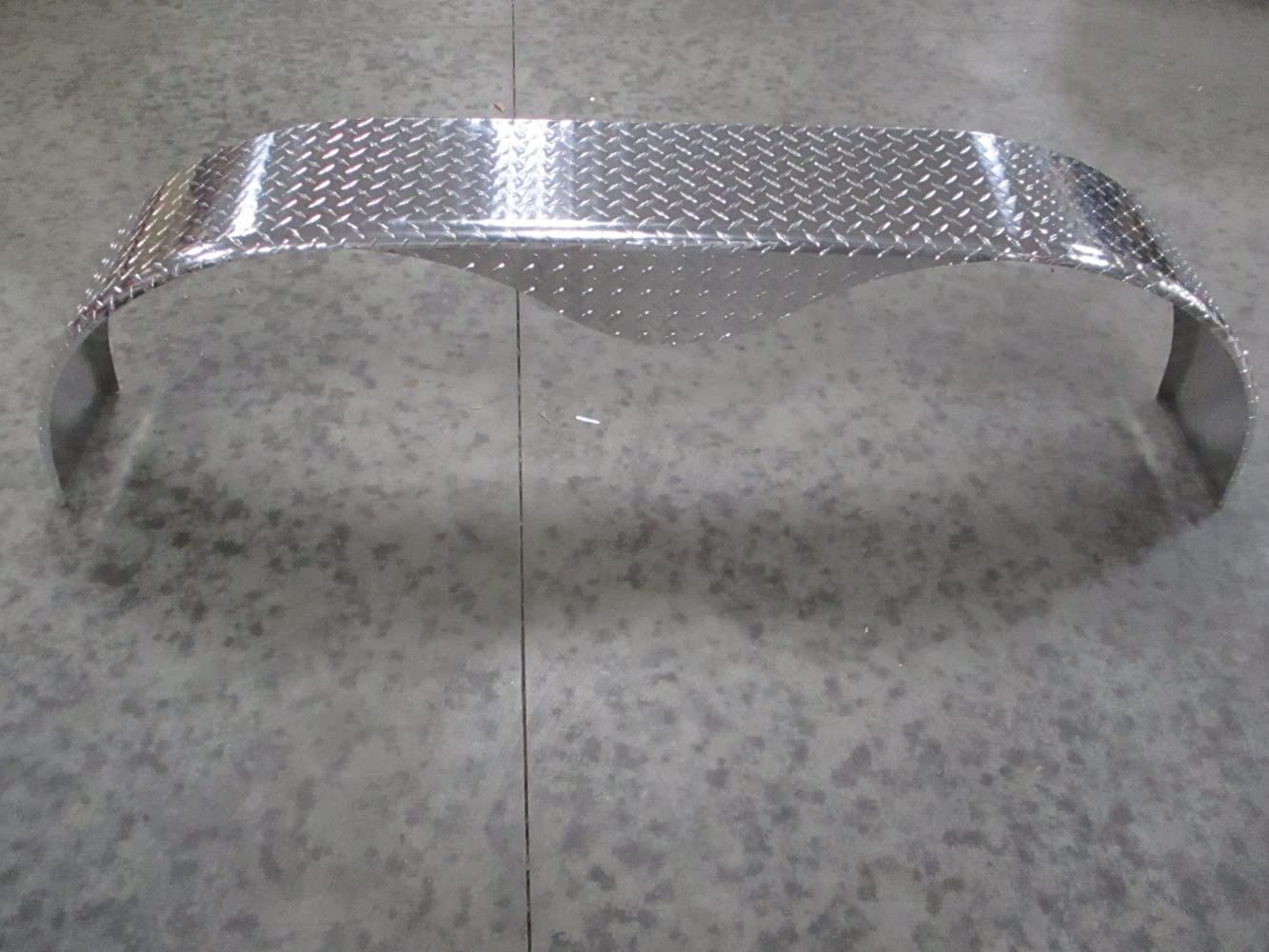 Single (1) Tandem Aluminum Tread Plate Cargo Trailer Fender 72
