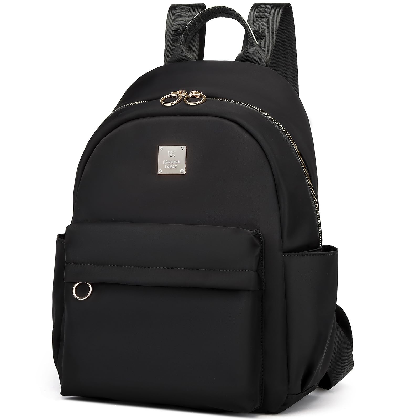 Stylish Mini Backpack for Women - Lightweight Small Backpack Purse, Cute Daypack for College, Work, Travel, Shopping & Dating | Perfect for Everyday Use, Commuting & Weekend Adventures (Black)