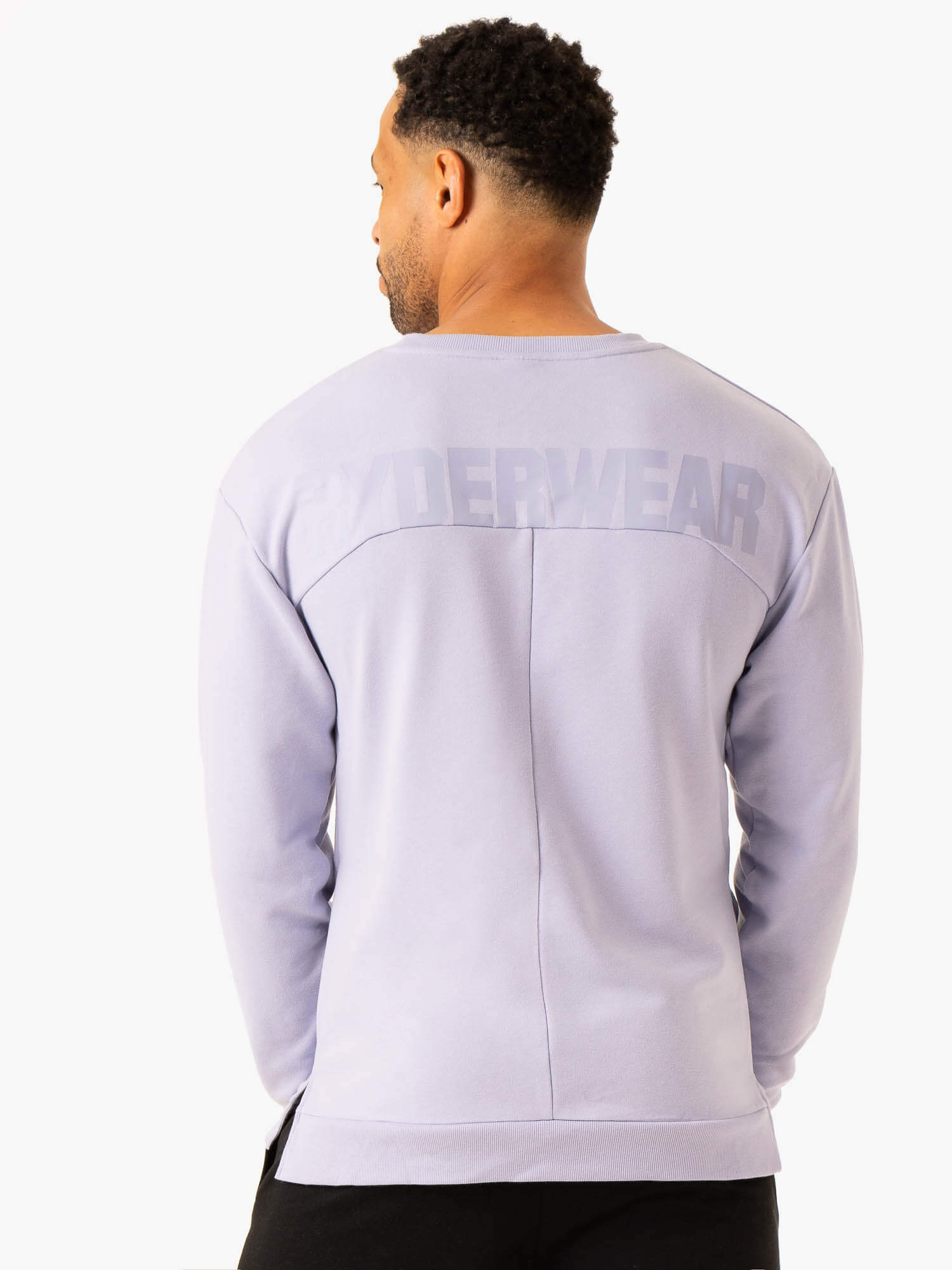 Heritage Crew Neck Sweatshirt for Women - Soft Lavender Cotton Pullover Casual T-Shirt | Perfect for Everyday Wear, Lounging & Outfits