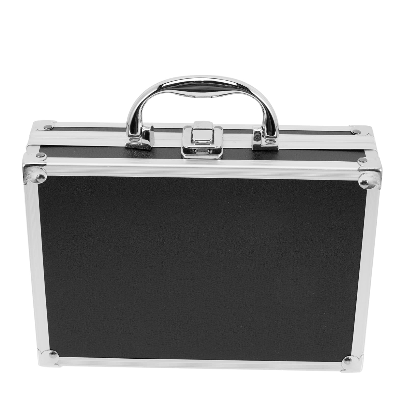 FOMIYES Aluminum Makeup Case - Travel Cosmetic Organizer, Durable Metal Makeup Box with Multifunctional Storage for Brushes & Tools, Portable MDF Travel Case for Women - Perfect for Travel, Home & Salon Use