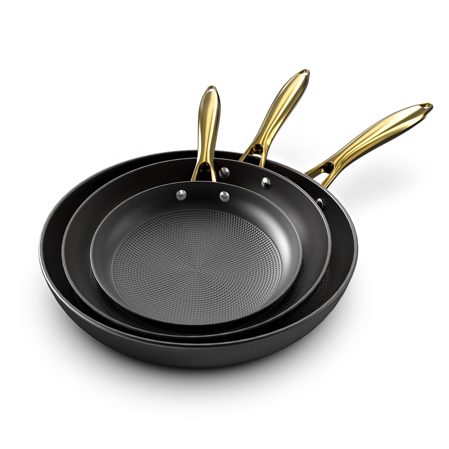 iMarku Nonstick Frying Pan Set - 8