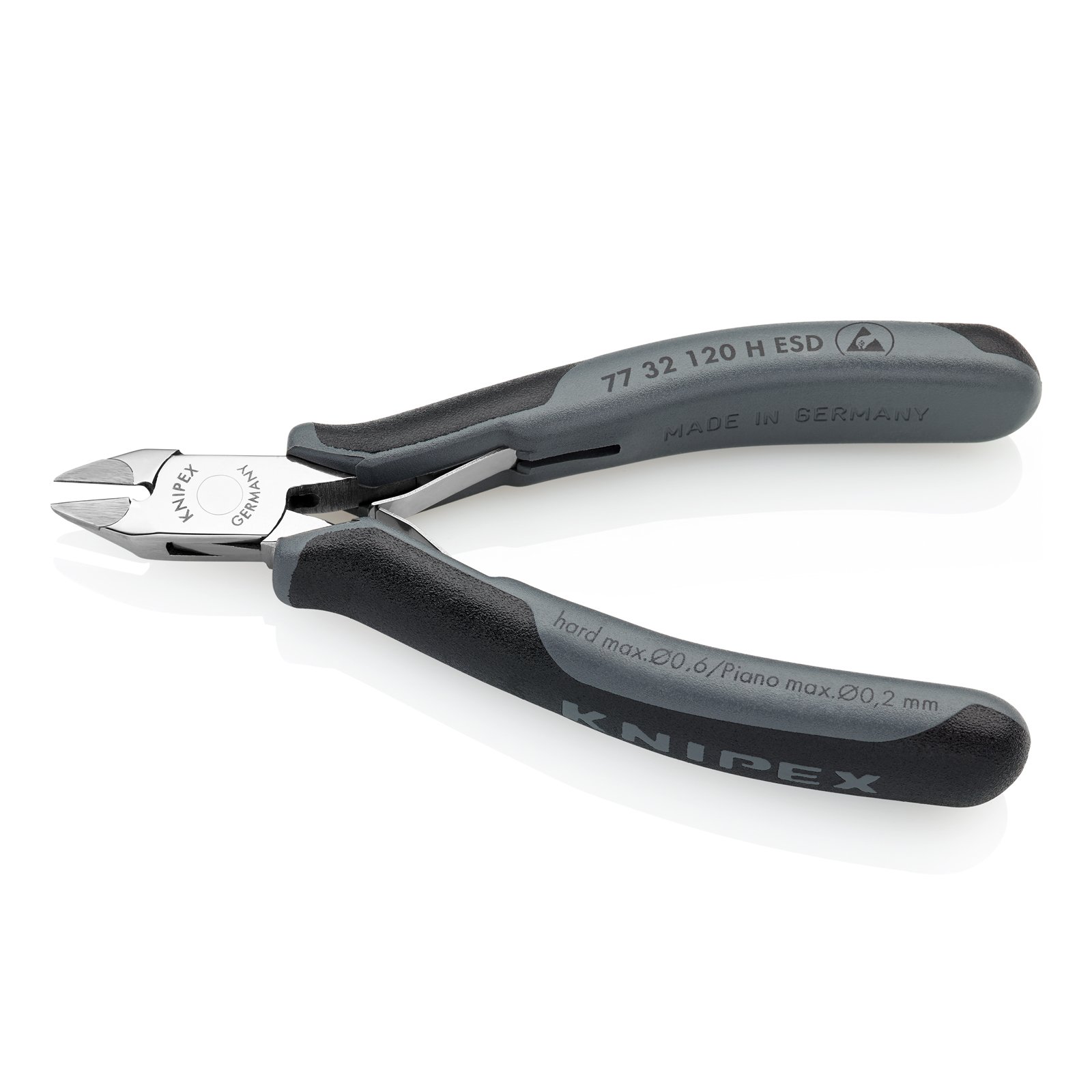 Knipex 77 32 120 H ESD Electronics Diagonal Cutters 4.72