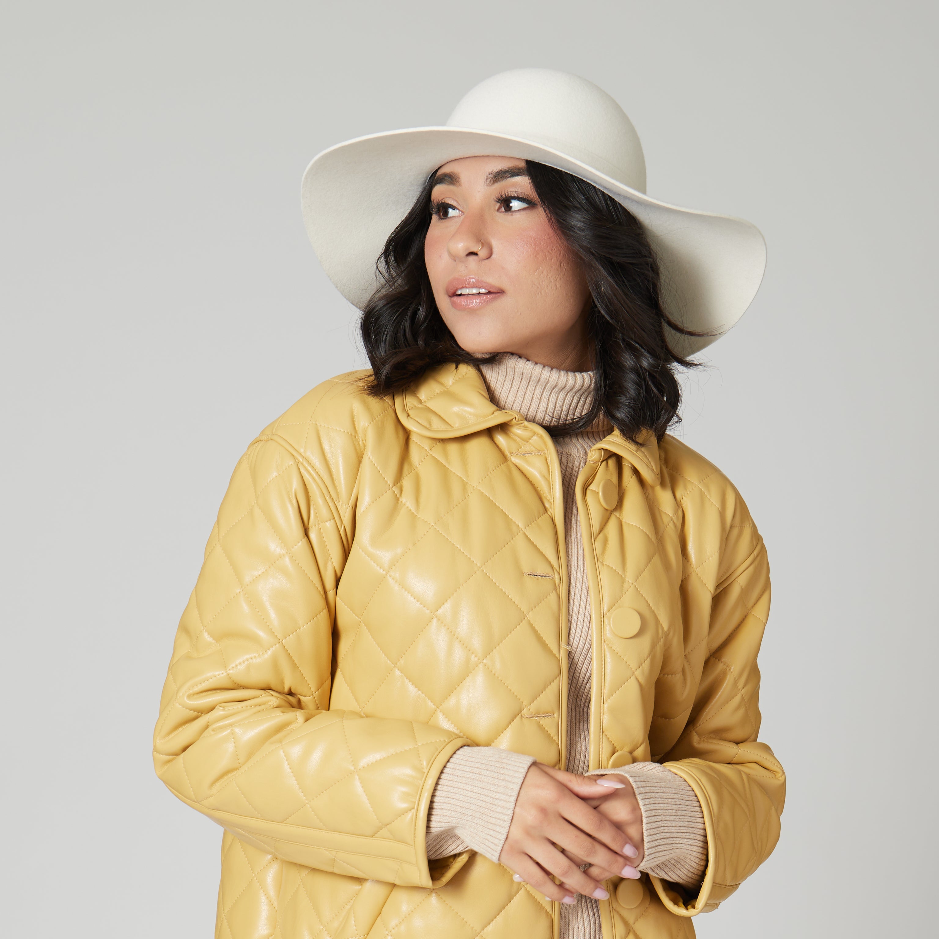 Beyond The Prairie Women's Packable Floppy Sun Hat with Felt Band - Stylish Wide Brim Summer Hat for Beach, Travel & Outdoor Activities