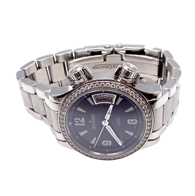 Jaeger-LeCoultre Master Compressor Diamond Automatic Men's Watch with Extra Strap - Luxury Swiss Timepiece for Business & Formal Occasions