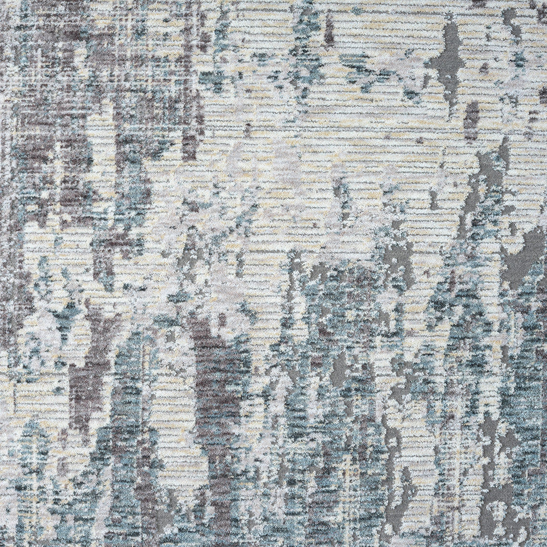 Stylish Allure Gray Multi-Pattern Area Rug - Soft & Durable for Living Room, Bedroom, or Office Decor