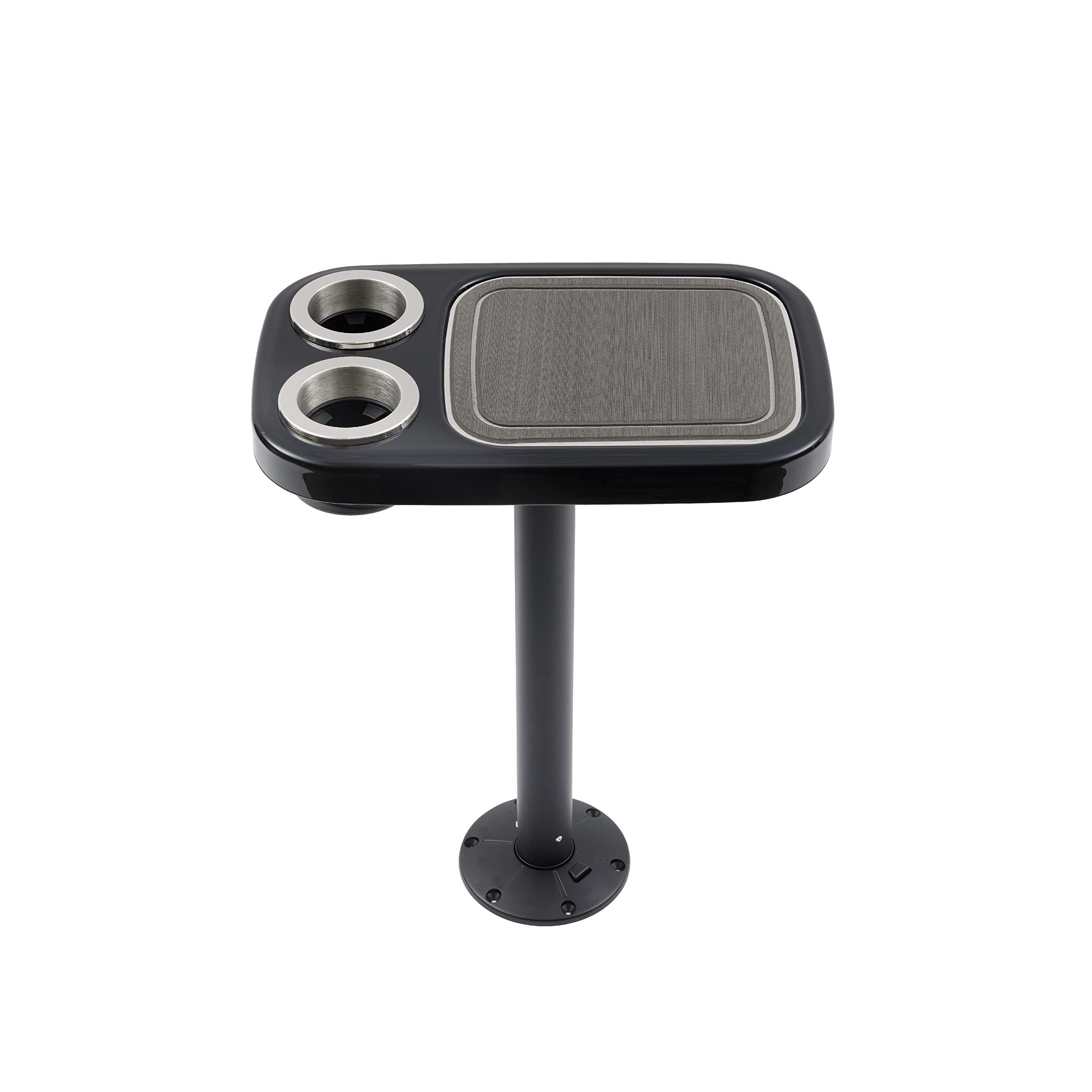 Manufacturers' Select ITC Marine Cocktail Boat Table Leg Set - Premium Pontoon Accessories with Center Foam Mat | Durable Marine Pedestal Table for Boats, Yachts & Outdoor Entertaining